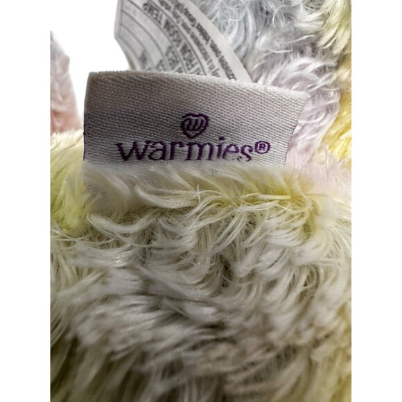 Warmies Microwavable Soothing Heat Weighted Plush Rainbow Unicorn - Picture 7 of 8